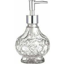Glass Soap Dispenser Clear Liquid Hand