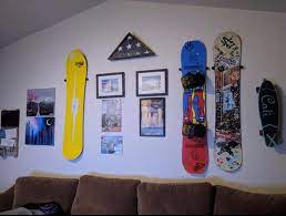 Snowboard Wall Mount Storage Floating