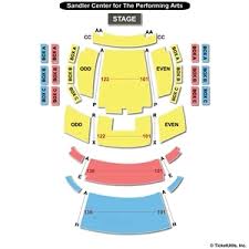 44 Thorough Sandler Center Seating Chart