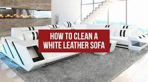 how to clean a white leather sofa 4