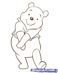 The vertical line divides the face into two parts and will help us to find the centre of the face. Related With How To Draw Winnie The Pooh Step By Step Here Are Several Great Sources That You Nee Winnie The Pooh Drawing Cute Winnie The Pooh Disney Drawings