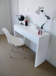 The desktop is crafted from engineered wood with a sleek white finish. Small Writing Desks For Bedroom Kebreet Room Ideas Good Small Desks For Bedroom