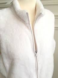 Croft Barrow White Faux Fur Women S Vest Jacket Plus Size 1x 2x 3x New Ebay