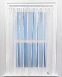 plain white voile curtain made to