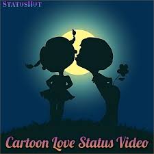 399 best cartoon love status video