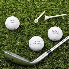 Funny golf quotes and sayings. Father S Day Gifts For The Golf Lover Our Personalized Golf Balls Have Space For Any Fun Message Or Favorite Golf Ball Personalized Golf Balls Golf Ball Gift