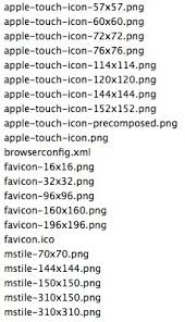 xf 1 3 multiple favicon files and how