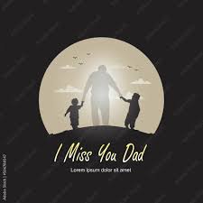 ilration design i miss you dad in