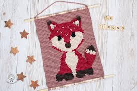 Ravelry Baby Fox Wall Hanging Pattern