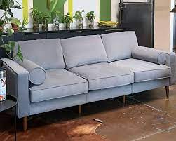 we tested burrow s velvet nomad couch