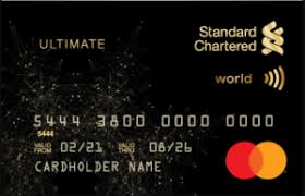 standard chartered ultimate credit card
