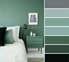 ideas to green color for bedroom walls