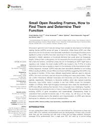 pdf small open reading frames how to