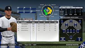 Mlb The Show 18 Roster New York Yankees All Players All Positions 03 28 2018