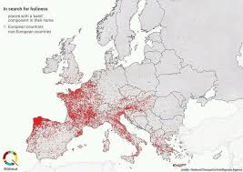 The cities of spain fall under the administration and jurisdiction of the provinces. Simon Kuestenmacher On Twitter Maps Shows All European Cities Starting With Saint In Spain And Portugal The Routes Towards Santiago De Compostela Are Clearly Visible Source Https T Co Teintti29m Https T Co 4w3jakr5jg