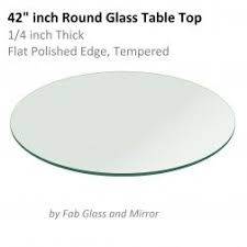 42 inch round glass table top