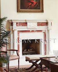 Elegant Barrington Marble Fireplace