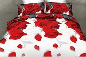 Red Pure Cotton Double Bed Sheet