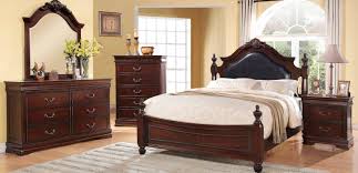 Bedroom design remodel bedroom bedroom sets cherry bedroom furniture home furniture luxury amish rustic cherry bedroom set solid wood full queen king size new in home & garden. Black Cherry Upholstered Poster Queen Bed Set 2pcs Acme Furniture 21880q Gwyneth Gwyneth 21880q Set 2