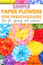 10 easy paper flowers for preers