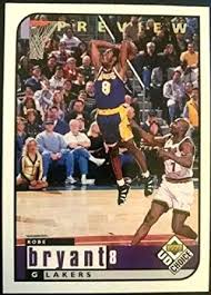 Over the past 14 days a total of 39 kobe bryant sports cards were listed with an average current price of. Amazon Com 1998 99 Ud Choice Preview 69 Kobe Bryant Los Angeles Lakers Nba Basketball Trading Card Collectibles Fine Art