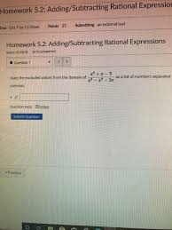 Adding Subtracting Rational Expression
