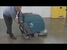 tennant t5 floor scrubber operations