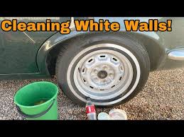 Cleaning White Wall Tires With Baking