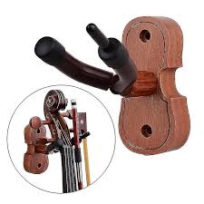 Mahogany Wood Violin Hanger Hook With