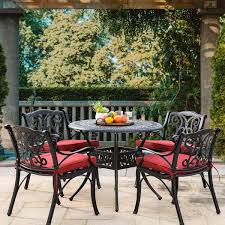 Elm Plus Cast Aluminum Round Patio Dining Table