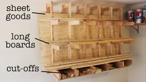 How about a short ladder? Clever Design For Diy Lumber Rack Youtube
