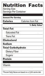 This nutritional panel packs a lot of info in a small horizontal format and takes advantage of the many unusual nutrients the product has. Blank Nutrition Label Template Word Nutrition And Games Food Label Template Nutrition Facts Label Nutrition Labels