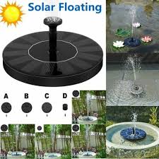 Solar Panel Powered Floating Fountain