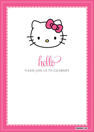 Download Free Template Hello Kitty Printable Birthday