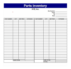 parts inventory management