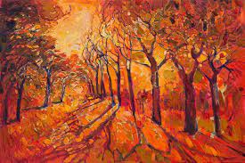 vibrant landscape paintings use the