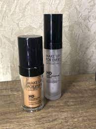 makeup forever primer and foundation