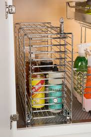 cabinet storage basket pull out