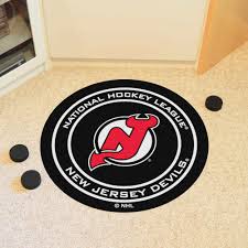 new jersey devils hockey puck shaped
