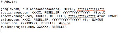 how to create and place an ads txt file