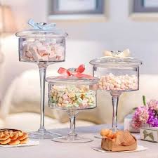 Glass Cake Stand Glass Candy Jars
