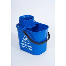 blue professional 15 litre mop bucket