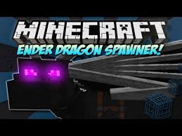 The ender dragon is the first and currently only boss monster and dragon in minecraft. Minecraft Ender Dragon Spawner How To 1 4 7 Youtube