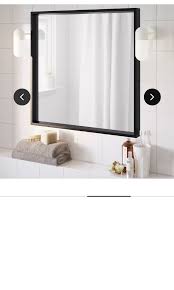 Ikea Black Frame Mirror Furniture