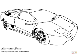 Mclaren f1 spor araba boyama sayfasi. Lamborghini Boyama