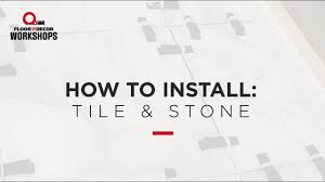 how to install tile stone you