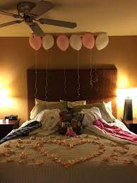 romantic bedroom decoration for wedding