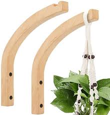 Perfin Wooden Wall Hooks Plant Hangers