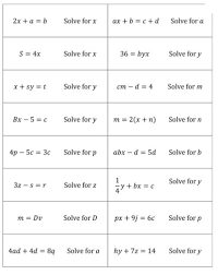 Algebra 1 Solving Linear Equations And