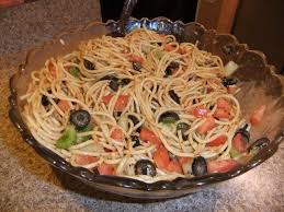 spaghetti salad recipe cdkitchen com